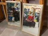 Lot of 2 Matching Wall Mirrors