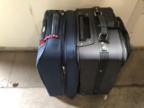 Lot of two 14? by 24 ? tall Luggage, Samsonite is 7? thick while Forecast is 8? thick.