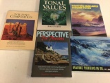 Lot of Five Painting Books by Margit Malmstrom, E. John Robinson, Lin Seslar, Angela Gair & one more