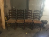 Lot of Four Wooden Chairs (No Shipping)