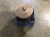 Large roll of coax cable.