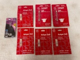 Lot of 7 halogen light bulbs new in packaging: 20, 50, and 100 watts