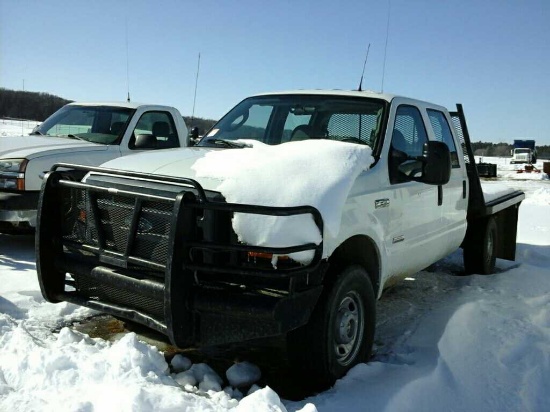 '06 Ford F250 Flatbed Quad Cab Truck