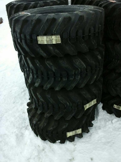 (4) 12x16.5 Goodyear Skid Steer Tires *NEW*