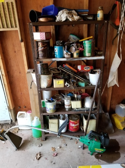 Weed Eater, Steel BAr, Contents of Shelves