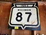 Wisconsin State 87 sign