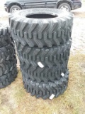(4) Skid Steer Tires