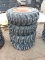 (4) Skid Steer Tires and Rims