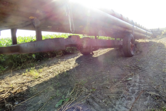 Homemade Pipe Carrier, 22.5x75x 16 Tires.