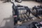 Unused Stout Pallet Fork Combo Attachment with Removable Grapple & Skid Steer Quick Attach.