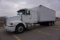 1995 Volvo Tandem Axle Van Truck, Detroit Series 60 Diesel Engine, Eaton Fuller 9-Speed Transmission