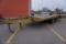 1984 Butler 10-Ton Tandem Axle Flatbed Equipment Trailer, Electric Brakes, Beavertail with Ramps,