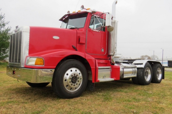 1991 Peterbilt Model 377 Tandem Axle Day Cab Conventional Truck Tractor, VIN# 1XP-CDR9X-2-MD310816,