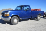 1996 Ford Model F150 Pickup, VIN# 1FTEF15Y9TLB53763, 124,535 Miles, Automatic Transmission, 2WD