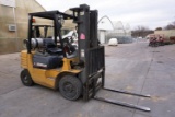 Caterpillar Model GP25 5,000lb. LP Gas Forklift, 12,422 Hours, 3-Stage Mast, New Remanned Motor in 2