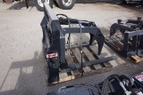 Unused Stout Pallet Fork Combo Attachment with Removable Grapple & Skid Steer Quick Attach.