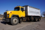 1996 Mack Model RD688S Triple Axle Dump Truck, VIN# 1M2P267C2TM024711, 12-Speed Manual Transmission