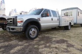 2010 Ford Model F-550 Crew Cab Dually Service Truck, VIN#A85074, 6.7 Liter Turbo Diesel Engine, Auto