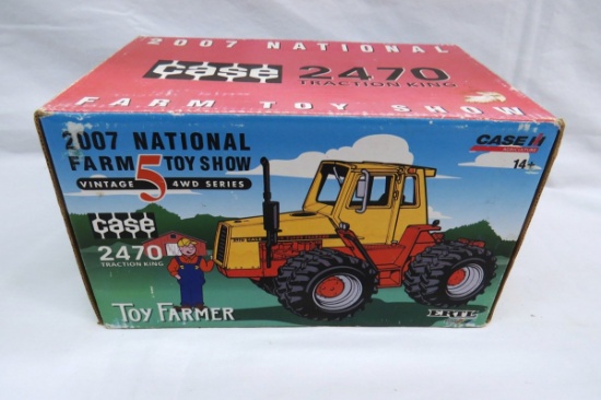 Ertl 1:32 Scale Case 2470 Traction King 4WD Tractor, Toy Farmer 2007 Nation