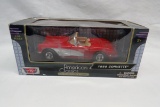 Motor Max American Classics 1959 Corvette Convertible, 1:24 Scale, NIB-Good