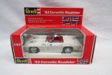 Revell 1:24 Scale Die Cast 1963 Corvette Roadster, Original Box-Box in Fair