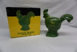 John Deere Ceramic Rooster Savings Bank.