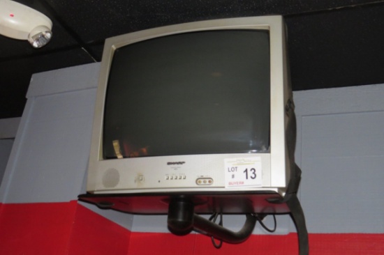 Sharp 27" TV with Wall Mount.