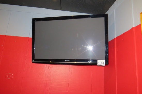 Panasonic 50" Flatscreen TV with Wall Mount.