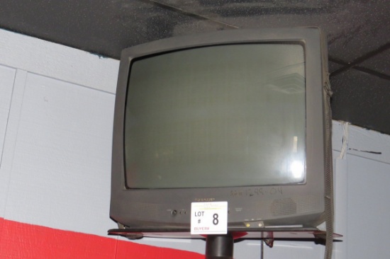 Sharp 27" TV with Wall Mount.