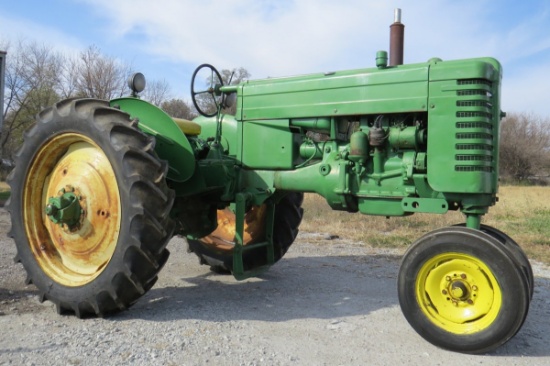 1951 John Deere Model MT Gas Tractor, SN# MT30772, Narrow Front, 6-Volt System with Electric Start, 