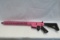 Ruger Model AR556 Semi-Auto Rifle, SN# 853-24920, 5.56mm, Frame & Barrel Protector are Pink, Top End