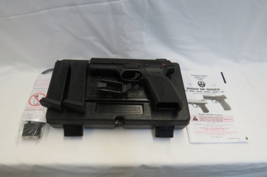 Ruger SR45 Semi-Auto Pistol, SN# 380-67661, .45 Auto, (2) 10-Shot Clips, Clip Load Assist, Owners Ma