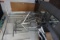 (3) Metal Round Clothing Hanging Racks, (2) Metal Clothing Racks & (2)Wall