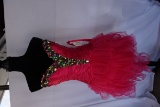 Sherri Hill Sequin Mini Dress, Fuchsia, Size 6, $150 Retail Cost.