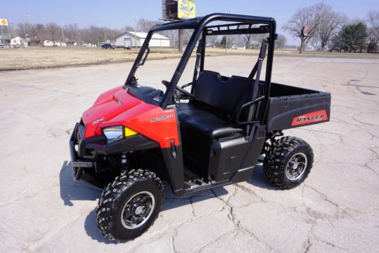 2015 Polaris Ranger 570 4x4 Utility Terrain Vehicle, VIN# 3NSRMA571FE828662