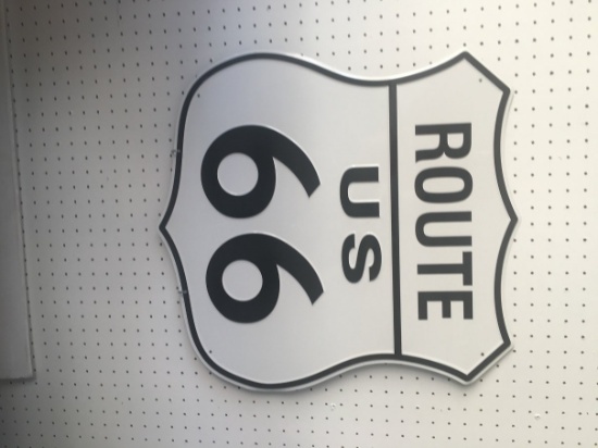 Route 66 Metal Sign (Reproduction).