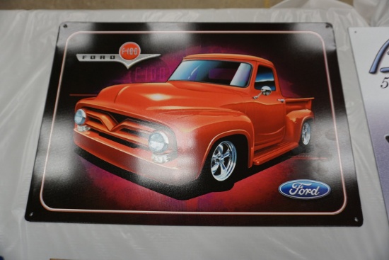 Ford F-100 Metal Sign (Repro).