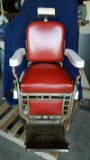 1950 All Original Barber Chair, Theo Kochs Chair, Hydraulics Work (Very Goo