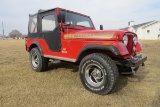 1976 Jeep CJ5 Renegade, Levis Edition, 304 V-8 Gas Engine, 3-Speed Manual T