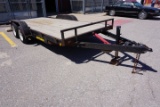 2012 Hull Tandem Axle Tilt Deck Trailer, VIN# 53MTM182XCB000702, 7,000lb. G