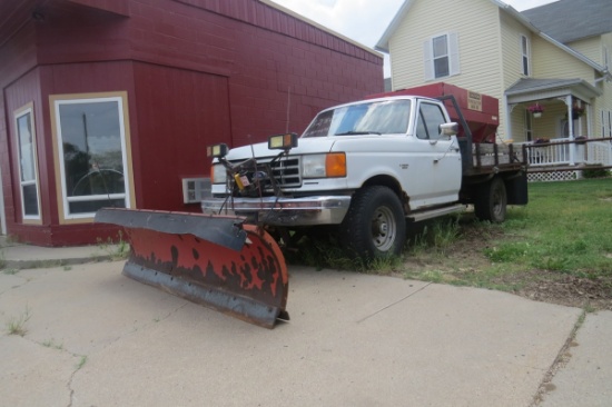 1989 Ford 250 Flatbed Pickup, VIN# 1FTHF26M5KKA24535, 69,449.0 Miles, 7.3  Diesel Engine, Automatic 