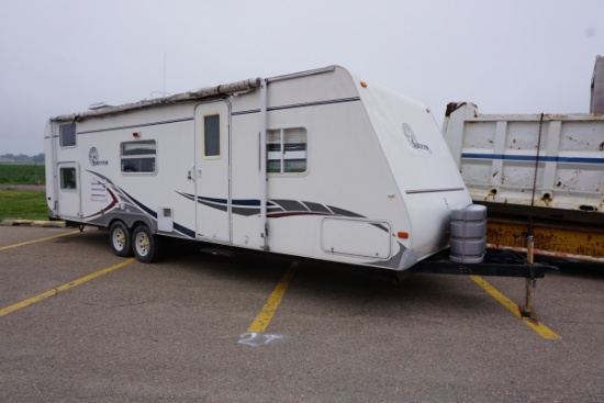 2006 Forest River Surveyor Model SV291 Tandem Axle Camper Trailer, VIN# 4X$TSVV246L008344, 29',