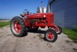 1940 IHC Farmall M Gas Tractor, SN# 24755, Wide Front, Dual Hydraulics, 12-Volt System, 13.6x38 Tire