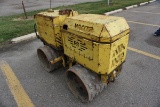Wacker Model RT Articulated Walk-Behind Vibratory Trench Compactor, 2-Cylinder Diesel Engine with El