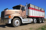 1995 Mack Model CH-613 Conventional Triple Axle Grain/Silage Truck, VIN #1M2AA18Y15W047776, Mack E7-