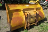 American Coupler Heavy Duty Smooth Bucket Attachment for Wheel Loaders, Fits John Deere 544B.