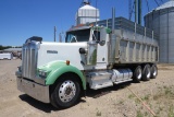 1994 Kenworth Model W900B Conventional Triple Axle Dump Truck, VIN# 1XKWDB9X1RS626303, Caterpillar M