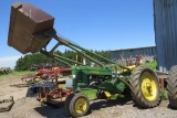 1951 John Deere Model B Gas Tractor, SN# 280386, Narrow Front, 12-Volt Electric Start, 13.6-38 Rear 