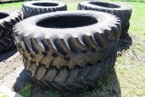 (4) New Goodyear 480/80R 46 Radial Tractor Tires (x$).