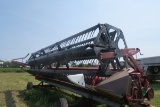 Case IHC Model 1020 Flex Grain Platform, SN# JJC0060044, Black Reel, Plastic Fingers, Poly Skid Plat